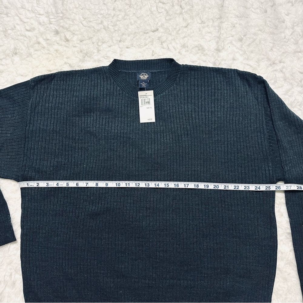 Dockers Men's Dark Blue Crewneck Sweater - Picture 5 of 7